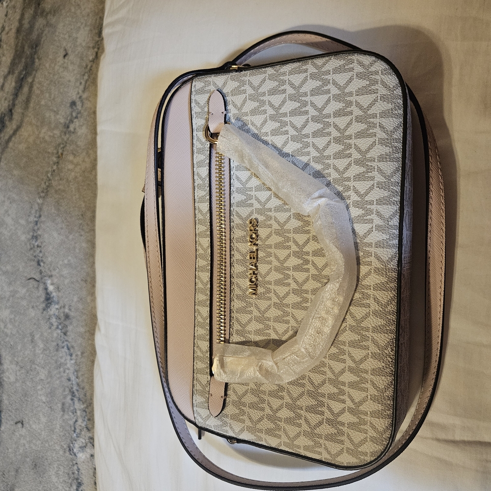 Michael Kors Pink and Gray Women's Bag